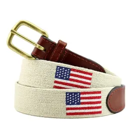 American Flag Belt - Khaki