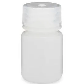 Bottles, Wide Mouth, HDPE, Natural, 30 ml