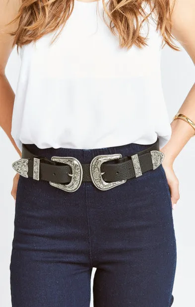 DOUBLE BUCKLE BELT