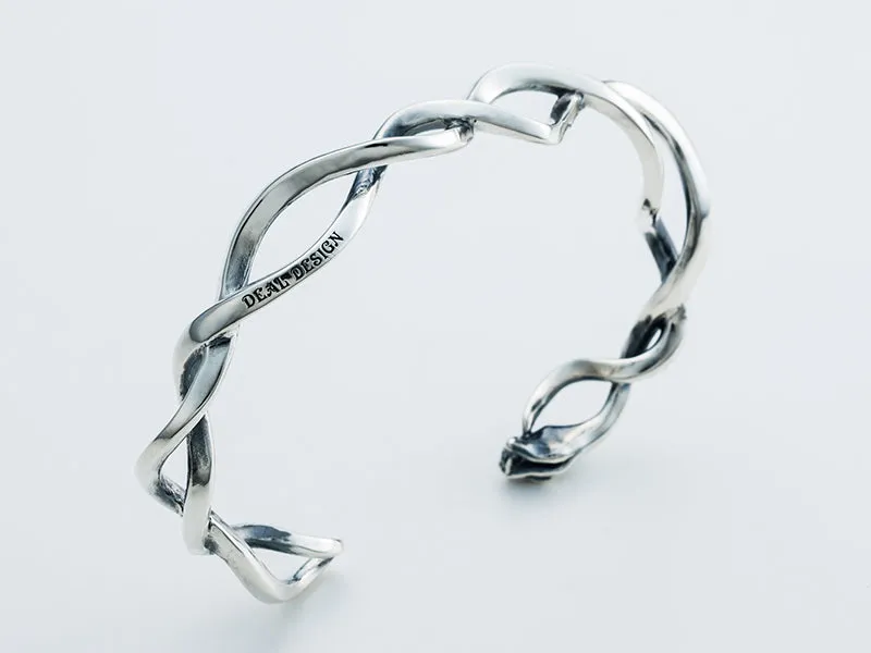 Flared Snake Bangle