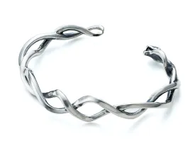 Flared Snake Bangle