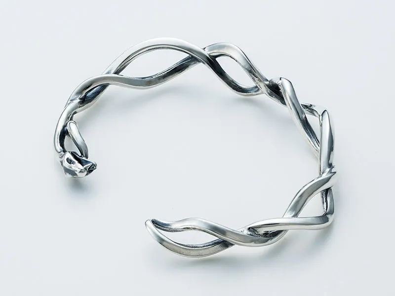 Flared Snake Bangle