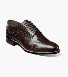 MADISON ANACONDA PLAIN TOE OXFORD-Brown | STACY ADAMS