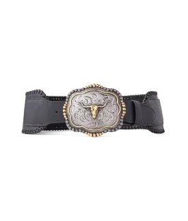 Trophy Buckle Belt :: Black